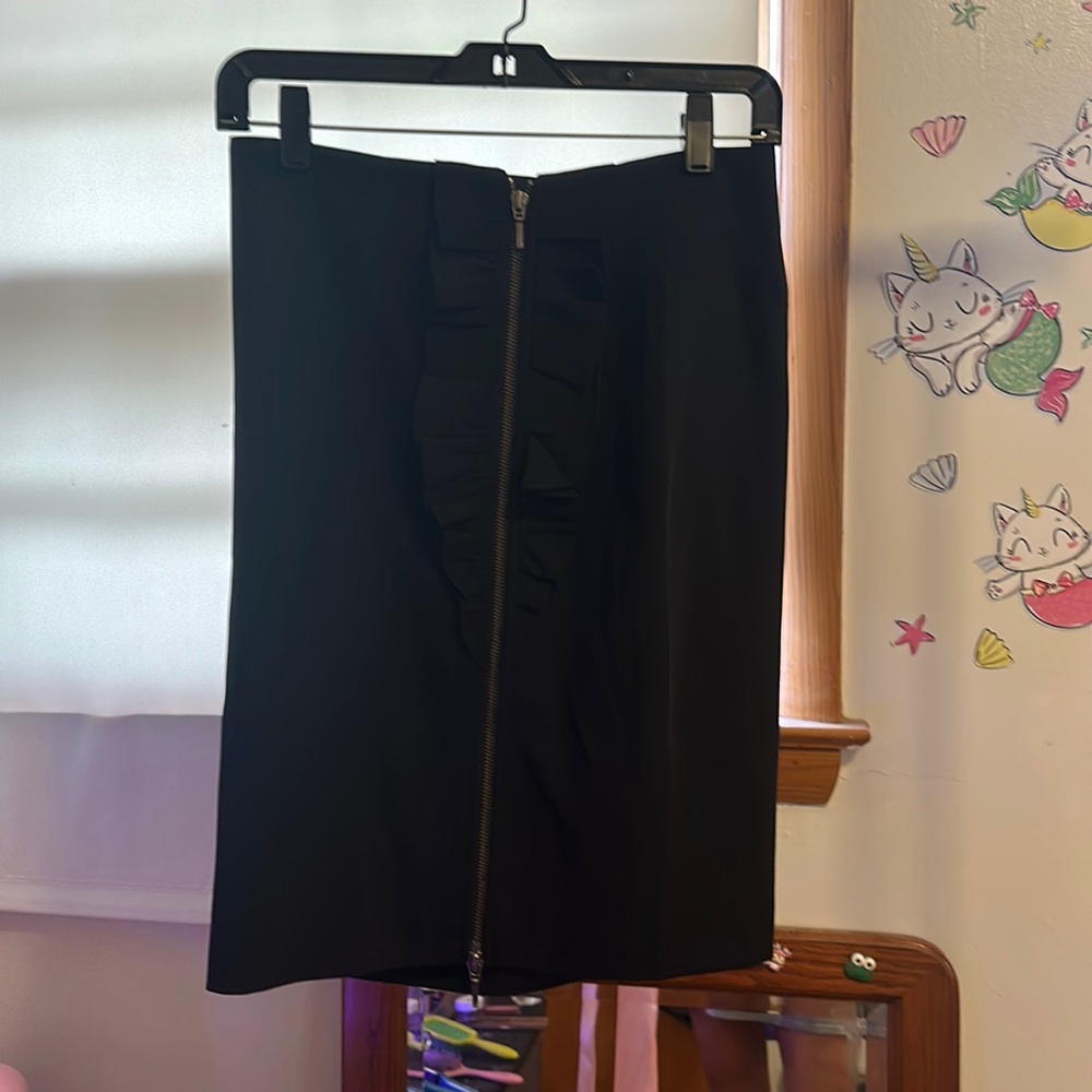 Banana republic midi pencil skirt zip up